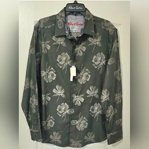 ROBERT GRAHAM SIZE LARGE NEW WITH TAGS CLASSIC FIT.